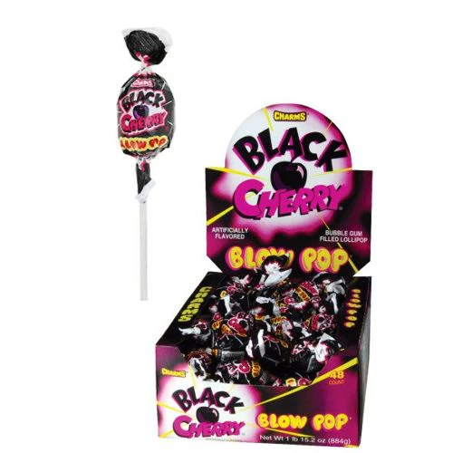 CHARMS BLOW POP BLACK CHERRY 18G