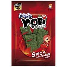 Chips d'Algues Nori Épicés 36 Gr
