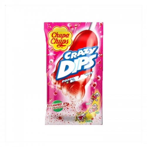 Chupa Chups Crazy Dips Strawberry