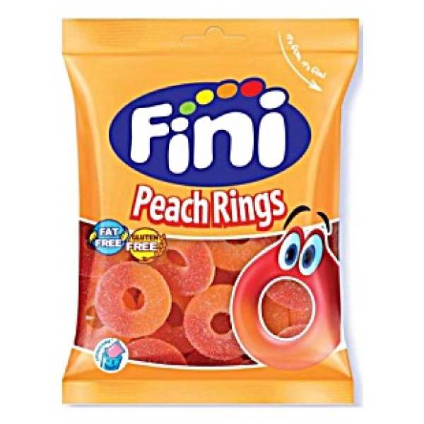 Fini Peach Rings Halal 75 gr. - Image 2