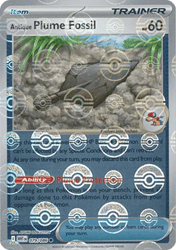Fossile Plume Ancien (xWHT 079) Poké Ball FR