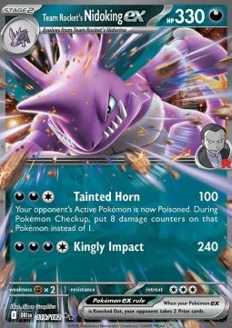 Nidoking ex de la Team Rocket (DRI 119) FR