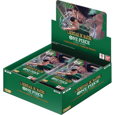 One Piece Le Jeu de Cartes - L'héritage du Maître - Boite de 24 Boosters