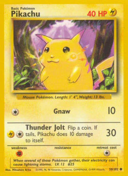 Pikachu (BS 58) ENG