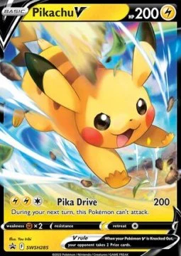 Pikachu V (SWSH 285) FR