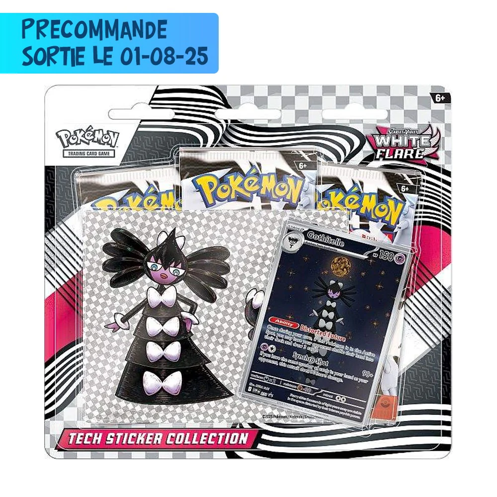 Pokemon SV 10.5 Tech Sticker Box White Flare EN - Image 2
