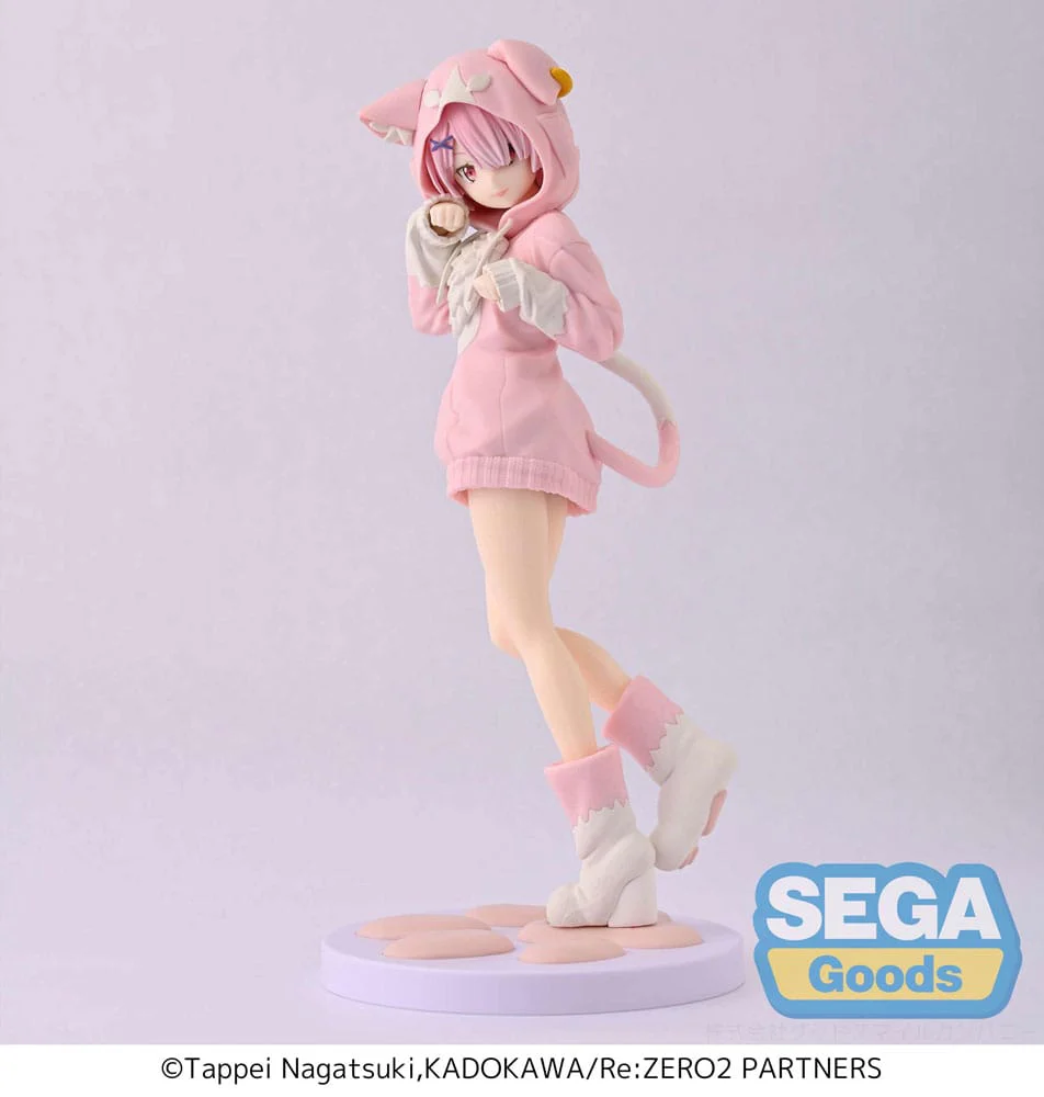 Re:Zero Starting Life in Another World statuette Luminasta PVC Ram Mofumofu Pack 21 cm