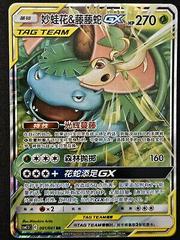 Venusaur & Snivy GX #1 Pokemon Chinese CSM2.5
